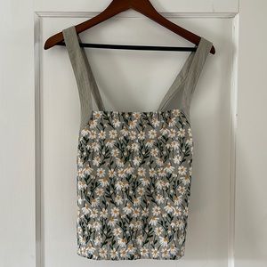Maeve Anthropologie daisy tank top size large